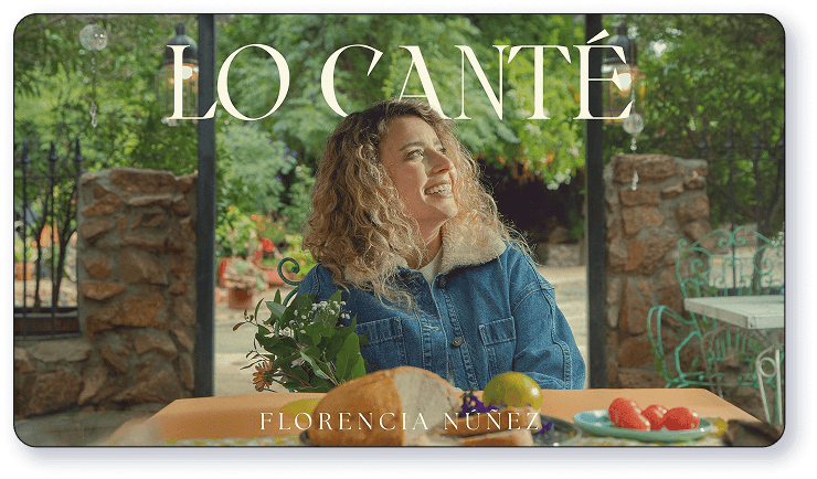 Video Lo Canté — Florencia Núñez